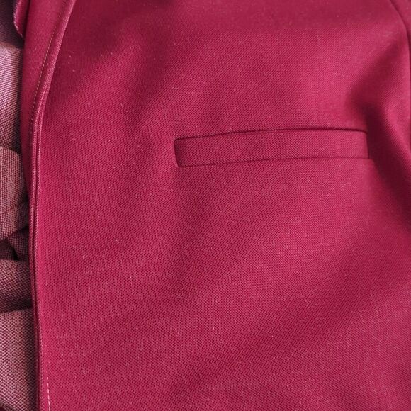 Vintage KoKo Knits of California red jacket with white stitching - Picture 6 of 6